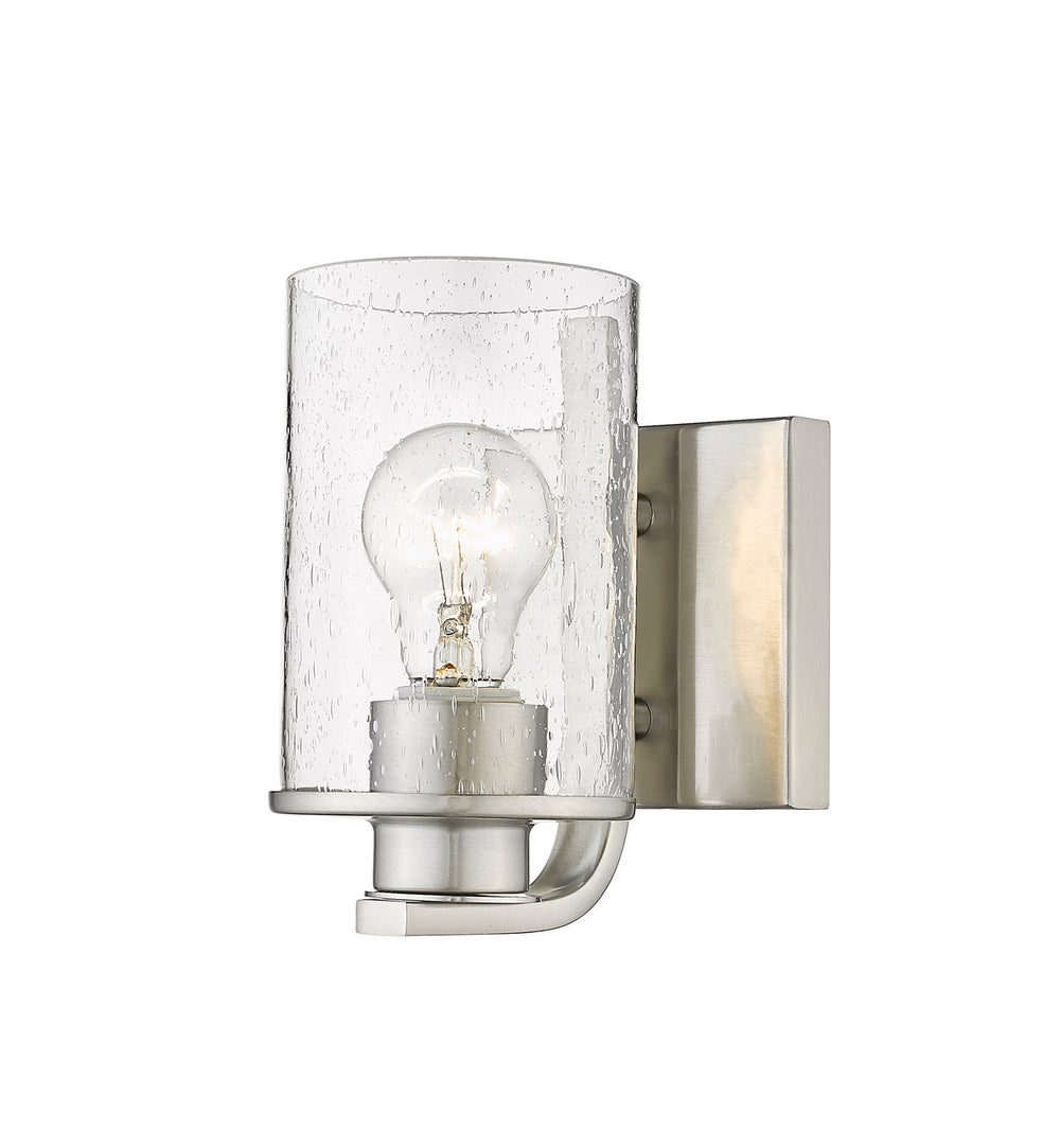 Z-Lite Canada - One Light Wall Sconce - Beckett - Brushed Nickel- Union Lighting Luminaires Decor