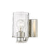 Z-Lite Canada - One Light Wall Sconce - Beckett - Brushed Nickel- Union Lighting Luminaires Decor