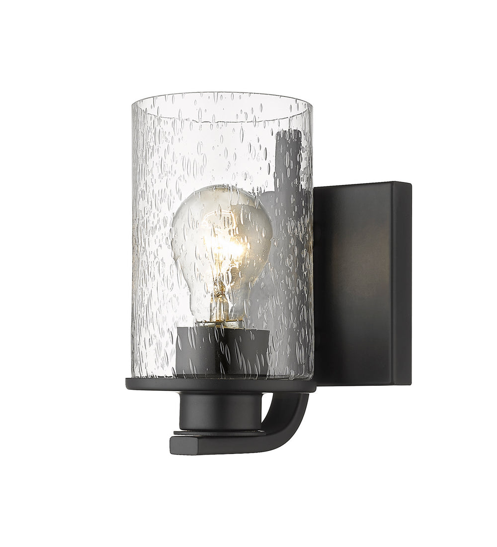 Z-Lite Canada - One Light Wall Sconce - Beckett - Matte Black- Union Lighting Luminaires Decor