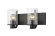 Z-Lite Canada - Two Light Vanity - Beckett - Matte Black- Union Lighting Luminaires Decor