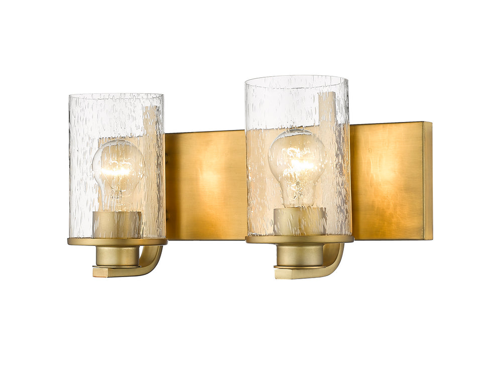 Z-Lite Canada - Two Light Vanity - Beckett - Olde Brass- Union Lighting Luminaires Decor