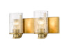 Z-Lite Canada - Two Light Vanity - Beckett - Olde Brass- Union Lighting Luminaires Decor