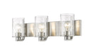 Z-Lite Canada - Three Light Vanity - Beckett - Brushed Nickel- Union Lighting Luminaires Decor