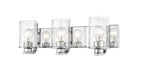 Z-Lite Canada - Three Light Vanity - Beckett - Chrome- Union Lighting Luminaires Decor