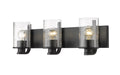 Z-Lite Canada - Three Light Vanity - Beckett - Matte Black- Union Lighting Luminaires Decor