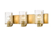 Z-Lite Canada - Three Light Vanity - Beckett - Olde Brass- Union Lighting Luminaires Decor