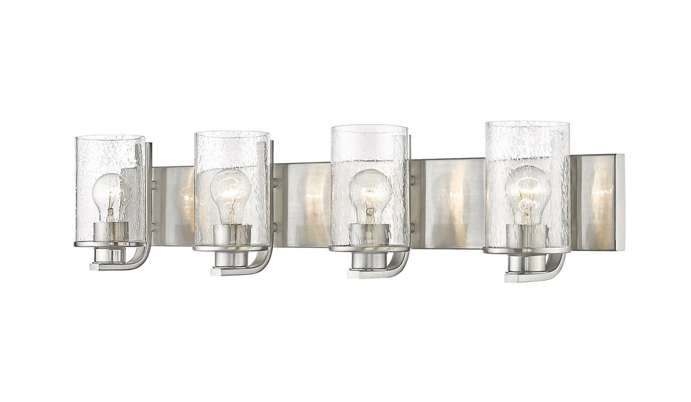 Z-Lite Canada - Four Light Vanity - Beckett - Brushed Nickel- Union Lighting Luminaires Decor