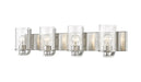 Z-Lite Canada - Four Light Vanity - Beckett - Brushed Nickel- Union Lighting Luminaires Decor