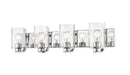 Z-Lite Canada - Four Light Vanity - Beckett - Chrome- Union Lighting Luminaires Decor