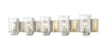 Z-Lite Canada - Five Light Vanity - Beckett - Brushed Nickel- Union Lighting Luminaires Decor
