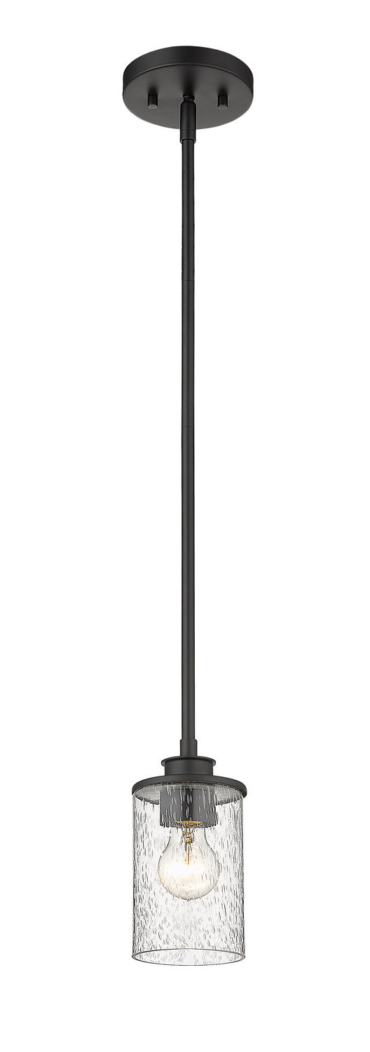 Z-Lite Canada - One Light Pendant - Beckett - Matte Black- Union Lighting Luminaires Decor