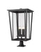 Z-Lite Canada - Four Light Outdoor Pier Mounted Fixture - Seoul - Black- Union Lighting Luminaires Decor
