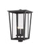 Z-Lite Canada - Four Light Outdoor Post Mount Fixture - Seoul - Black- Union Lighting Luminaires Decor