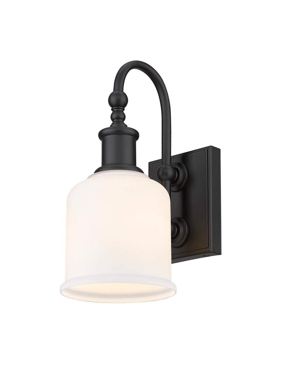 Z-Lite Canada - One Light Wall Sconce - Bryant - Matte Black- Union Lighting Luminaires Decor