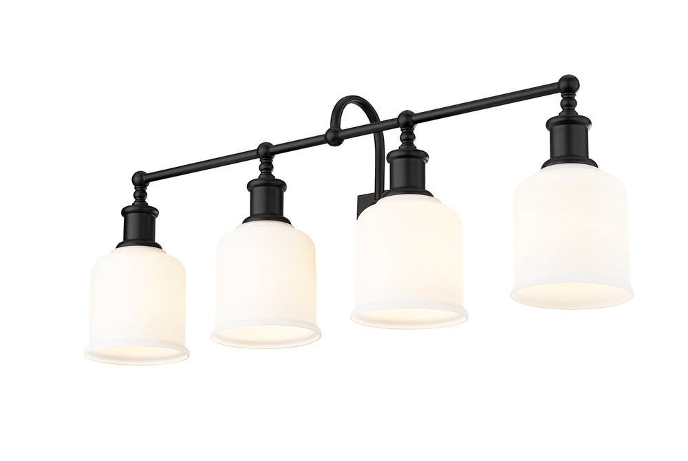 Z-Lite Canada - Four Light Vanity - Bryant - Matte Black- Union Lighting Luminaires Decor