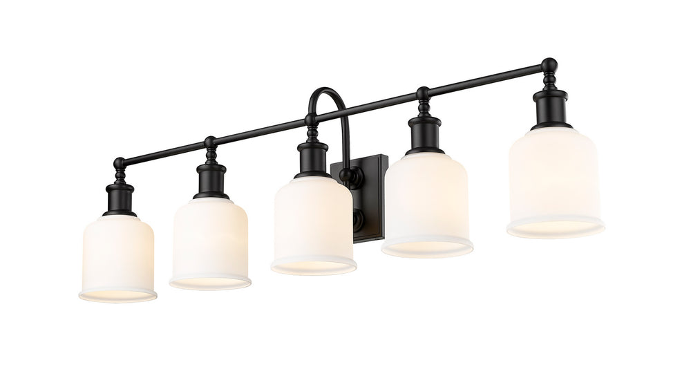 Z-Lite Canada - Five Light Vanity - Bryant - Matte Black- Union Lighting Luminaires Decor
