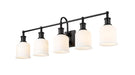 Z-Lite Canada - Five Light Vanity - Bryant - Matte Black- Union Lighting Luminaires Decor