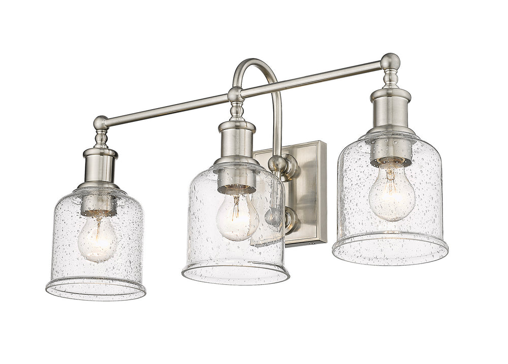Z-Lite Canada - Three Light Vanity - Bryant - Brushed Nickel- Union Lighting Luminaires Decor