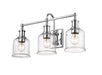 Z-Lite Canada - Three Light Vanity - Bryant - Chrome- Union Lighting Luminaires Decor