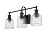 Z-Lite Canada - Three Light Vanity - Bryant - Matte Black- Union Lighting Luminaires Decor