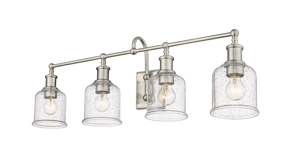 Z-Lite Canada - Four Light Vanity - Bryant - Brushed Nickel- Union Lighting Luminaires Decor