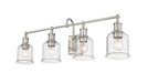 Z-Lite Canada - Four Light Vanity - Bryant - Brushed Nickel- Union Lighting Luminaires Decor