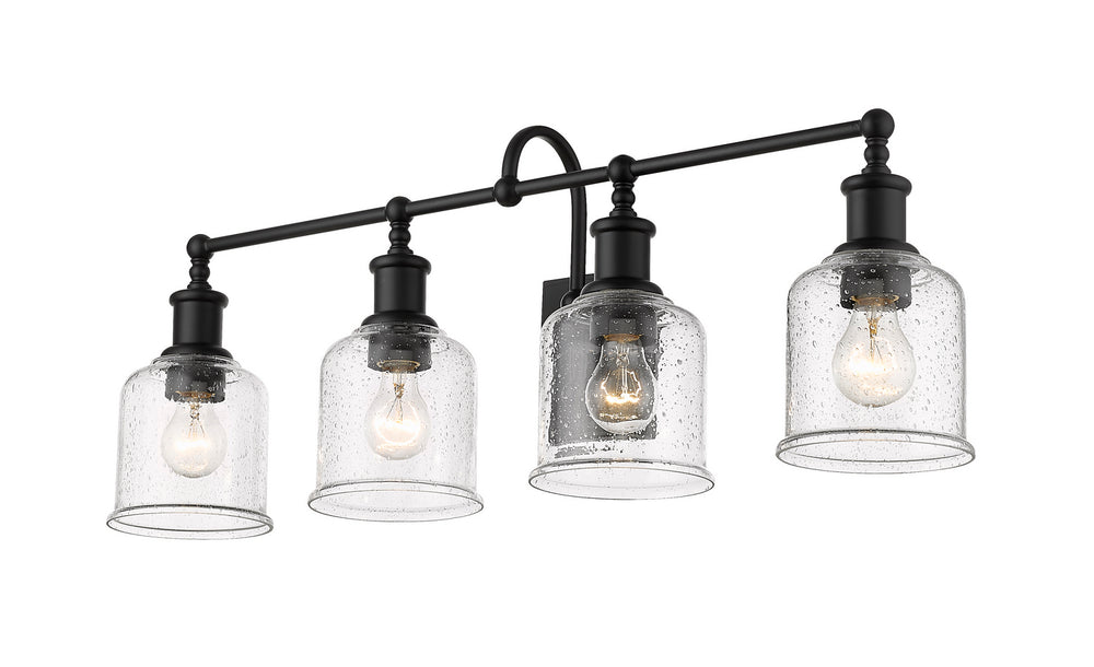 Z-Lite Canada - Four Light Vanity - Bryant - Matte Black- Union Lighting Luminaires Decor