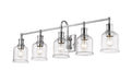 Z-Lite Canada - Five Light Vanity - Bryant - Chrome- Union Lighting Luminaires Decor