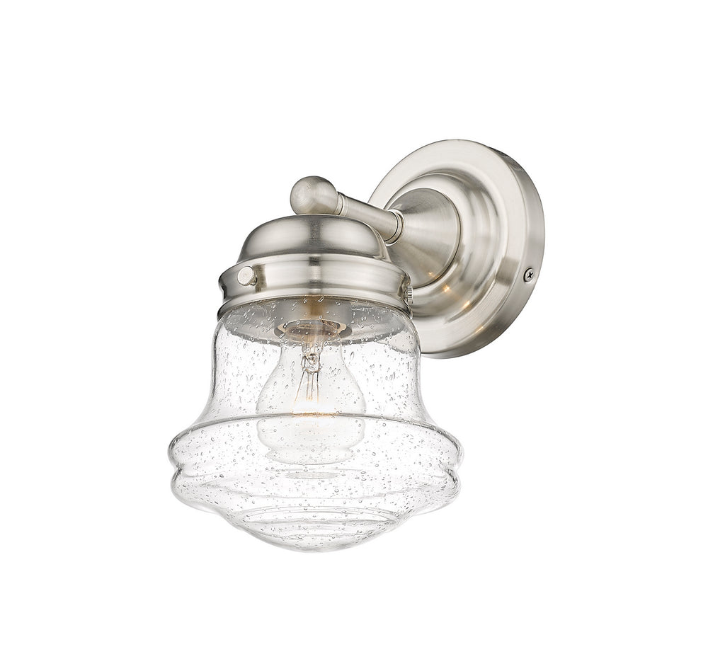 Z-Lite Canada - One Light Wall Sconce - Vaughn - Brushed Nickel- Union Lighting Luminaires Decor