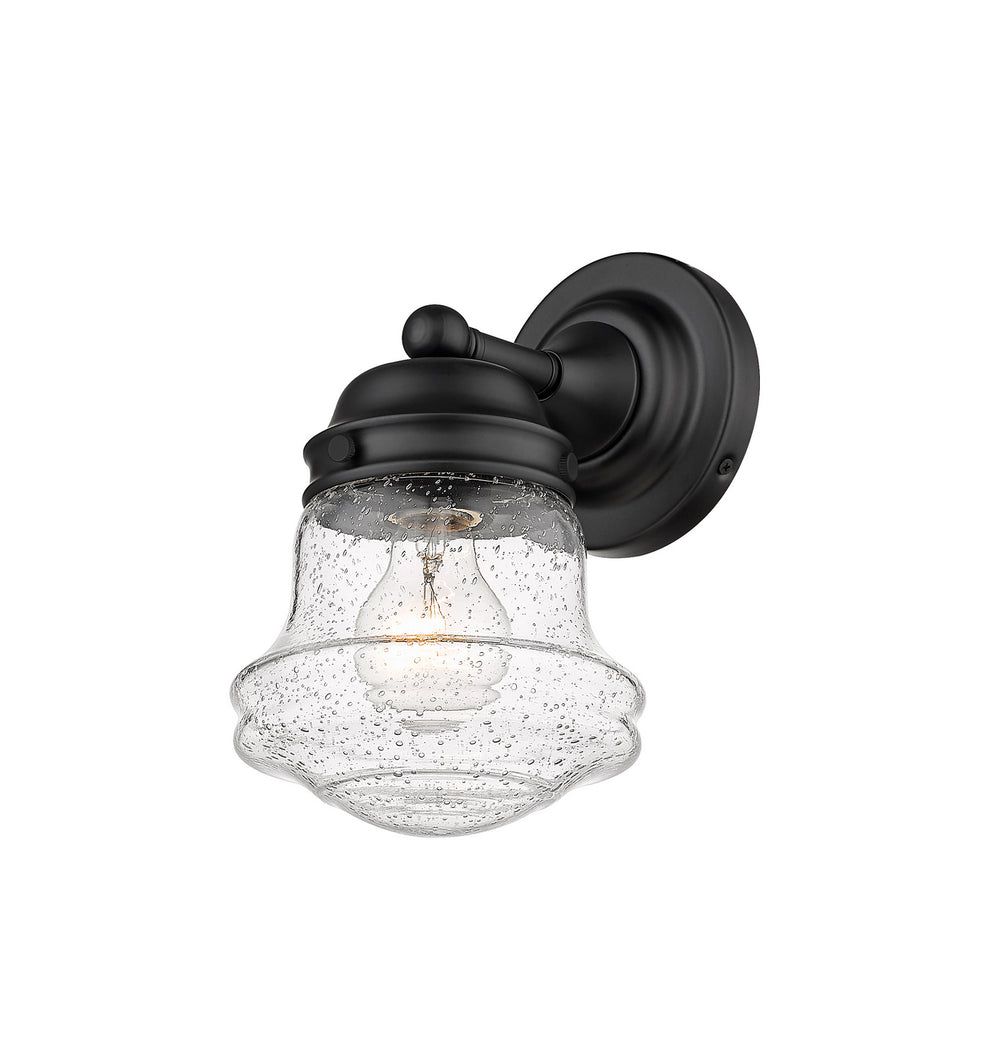Z-Lite Canada - One Light Wall Sconce - Vaughn - Matte Black- Union Lighting Luminaires Decor
