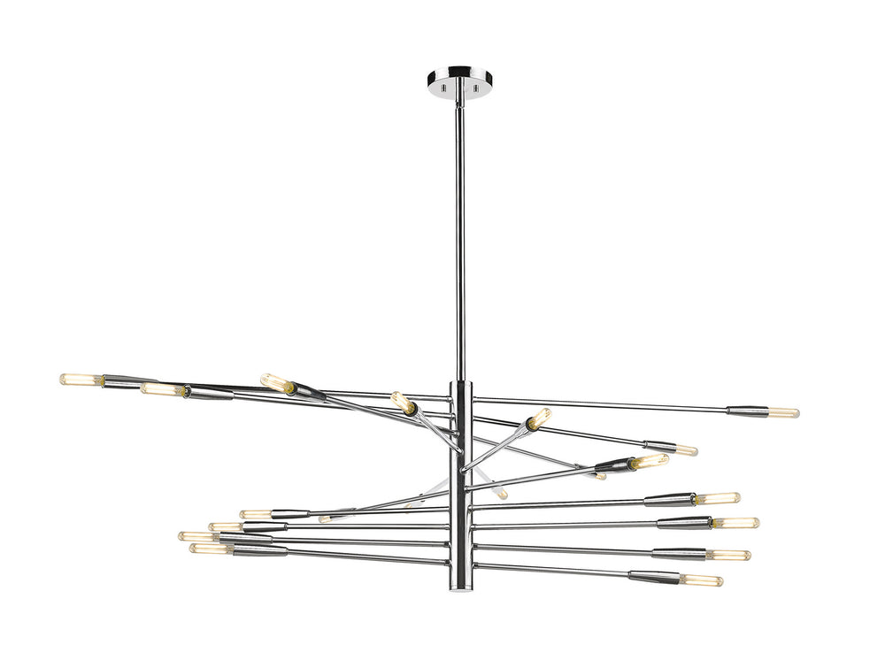 Z-Lite Canada - 20 Light Chandelier - Ascension - Chrome- Union Lighting Luminaires Decor