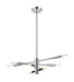 Z-Lite Canada - Eight Light Chandelier - Ascension - Chrome- Union Lighting Luminaires Decor