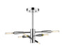 Z-Lite Canada - Six Light Semi Flush Mount - Ascension - Chrome- Union Lighting Luminaires Decor