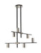 Z-Lite Canada - Six Light Chandelier - Calumet - Matte Black + Polished Nickel- Union Lighting Luminaires Decor