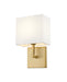 Z-Lite Canada - One Light Wall Sconce - Saxon - Olde Brass- Union Lighting Luminaires Decor
