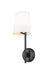 Z-Lite Canada - One Light Wall Sconce - Winward - Matte Black- Union Lighting Luminaires Decor