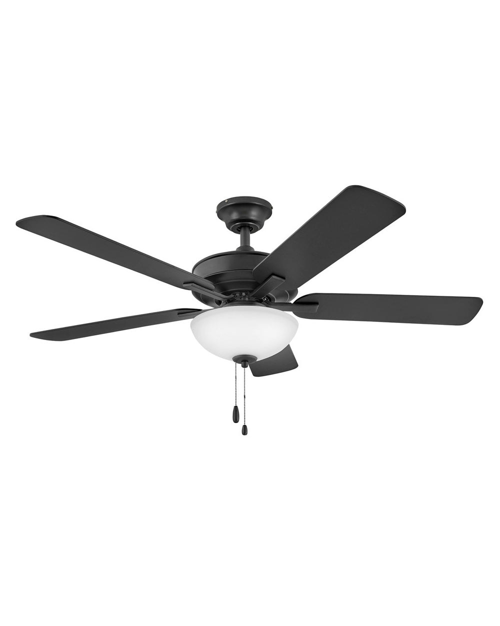 Hinkley Canada - 52"Ceiling Fan - Metro Illuminated - Matte Black- Union Lighting Luminaires Decor