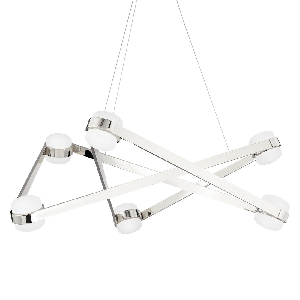 Hudson Valley Canada - LED Chandelier - Orbit - Polished Nickel- Union Lighting Luminaires Decor