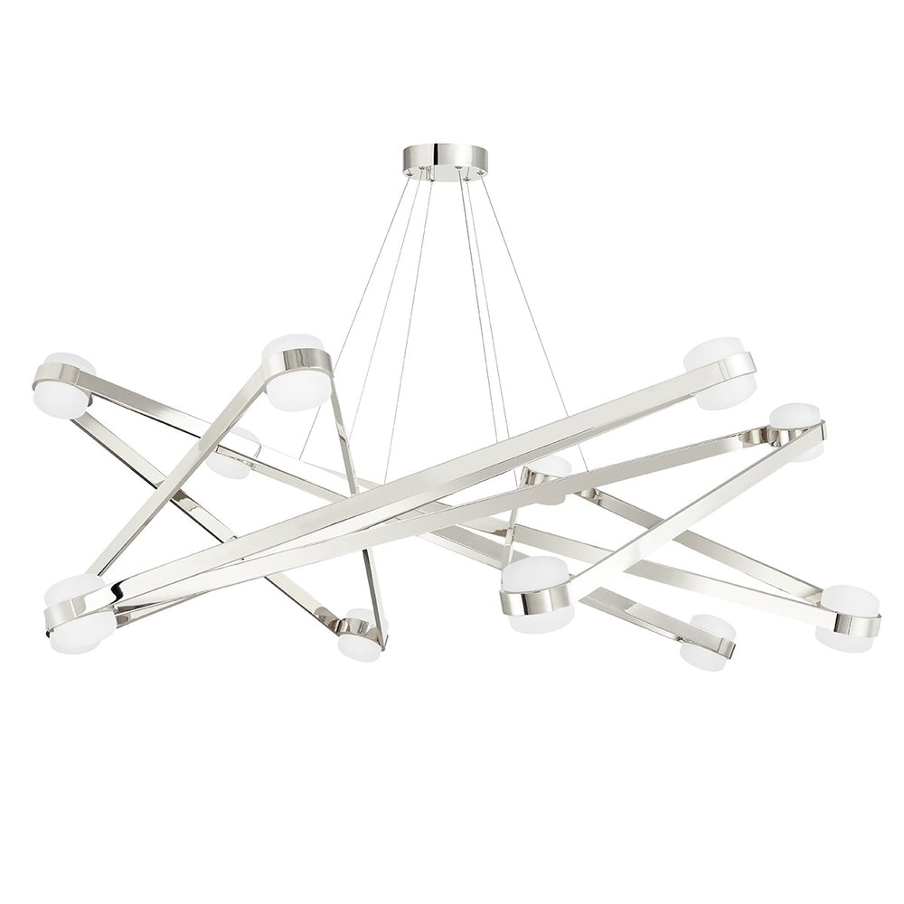 Hudson Valley Canada - LED Chandelier - Orbit - Polished Nickel- Union Lighting Luminaires Decor