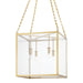 Hudson Valley Canada - Four Light Lantern - Catskill - Aged Brass- Union Lighting Luminaires Decor