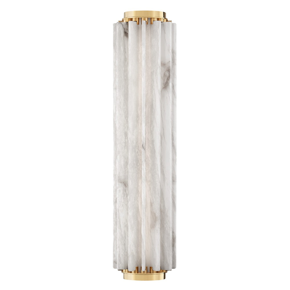 Hudson Valley Canada - LED Wall Sconce - Hillside - Aged Brass- Union Lighting Luminaires Decor