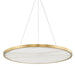 Hudson Valley Canada - LED Chandelier - Eastport - Aged Brass- Union Lighting Luminaires Decor