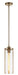 Matteo Canada - One Light Pendant - Bayou - Aged Gold Brass- Union Lighting Luminaires Decor