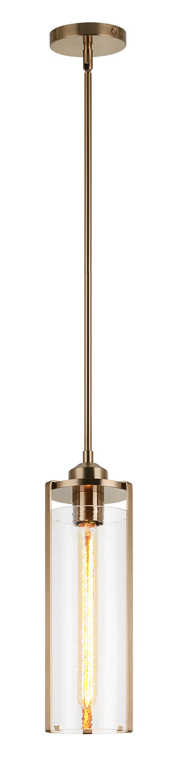 Matteo Canada - One Light Pendant - Bayou - Aged Gold Brass- Union Lighting Luminaires Decor