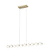 Matteo Canada - One Light Chandelier - Oni - Oxidized Gold- Union Lighting Luminaires Decor