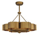 Savoy House - Six Light Fan D'lier - Stockholm - Gold Patina- Union Lighting Luminaires Decor