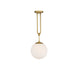 Savoy House - One Light Pendant - Becker - Warm Brass- Union Lighting Luminaires Decor