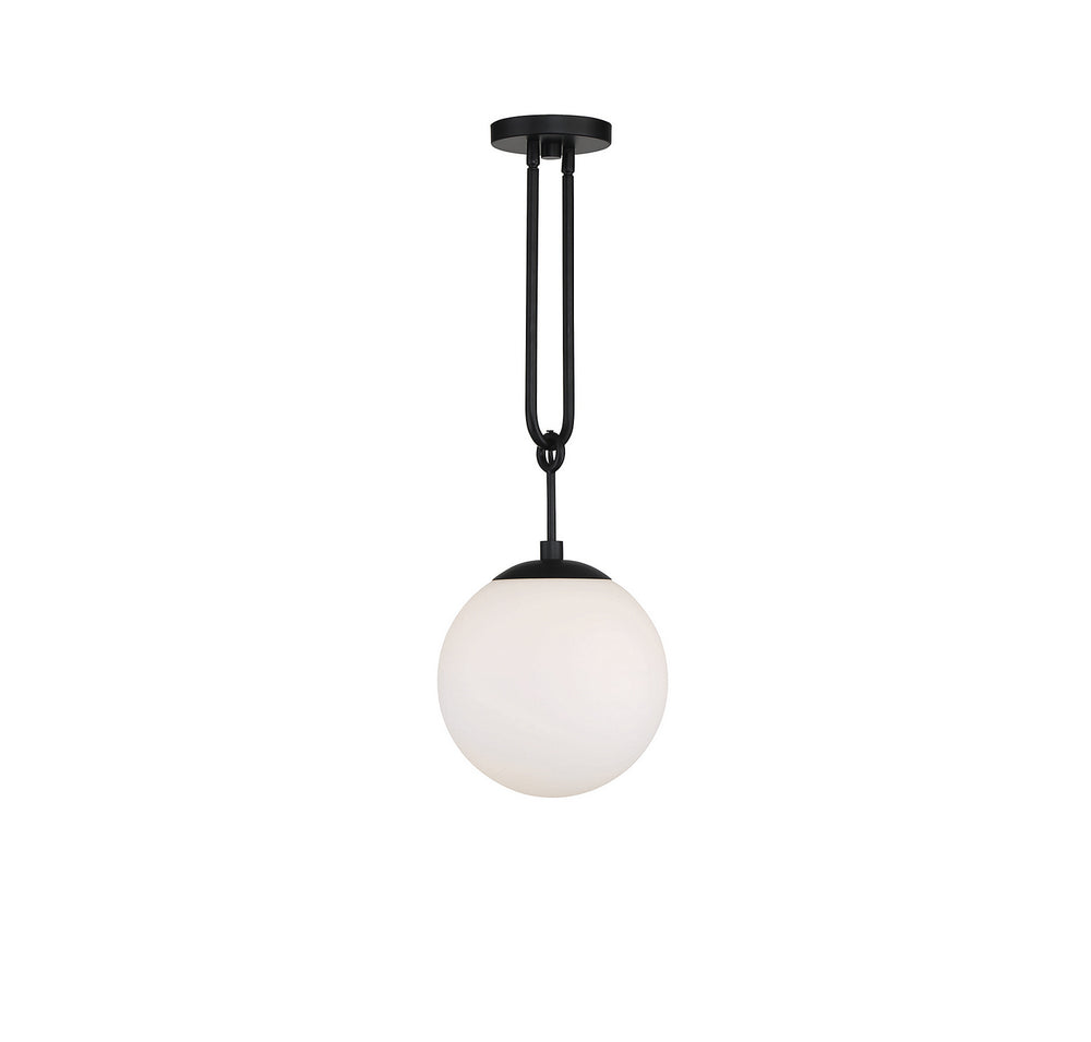 Savoy House - One Light Pendant - Becker - Matte Black- Union Lighting Luminaires Decor