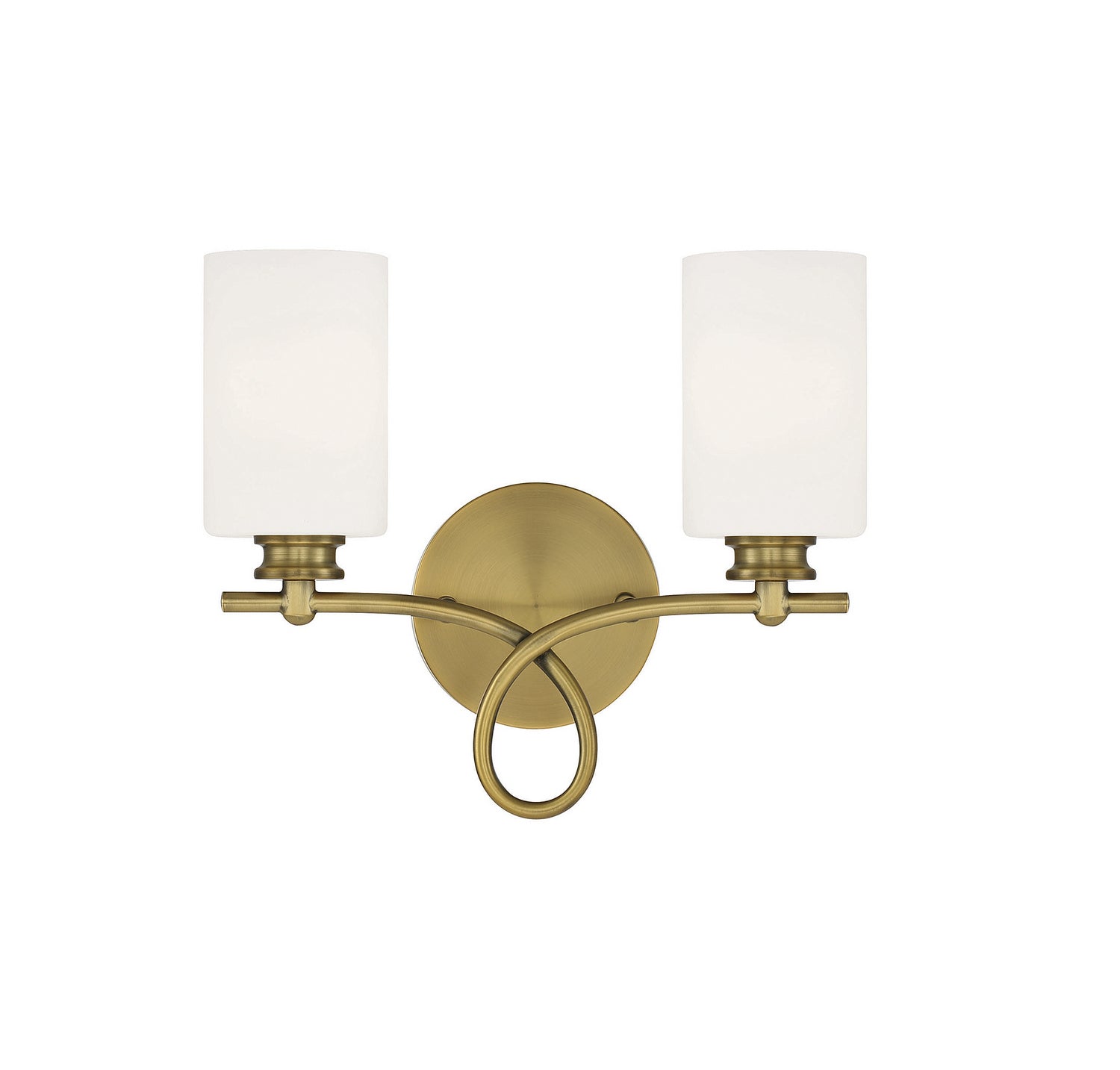 Savoy House - Two Light Bath Bar - Woodbury - Warm Brass- Union Lighting Luminaires Decor
