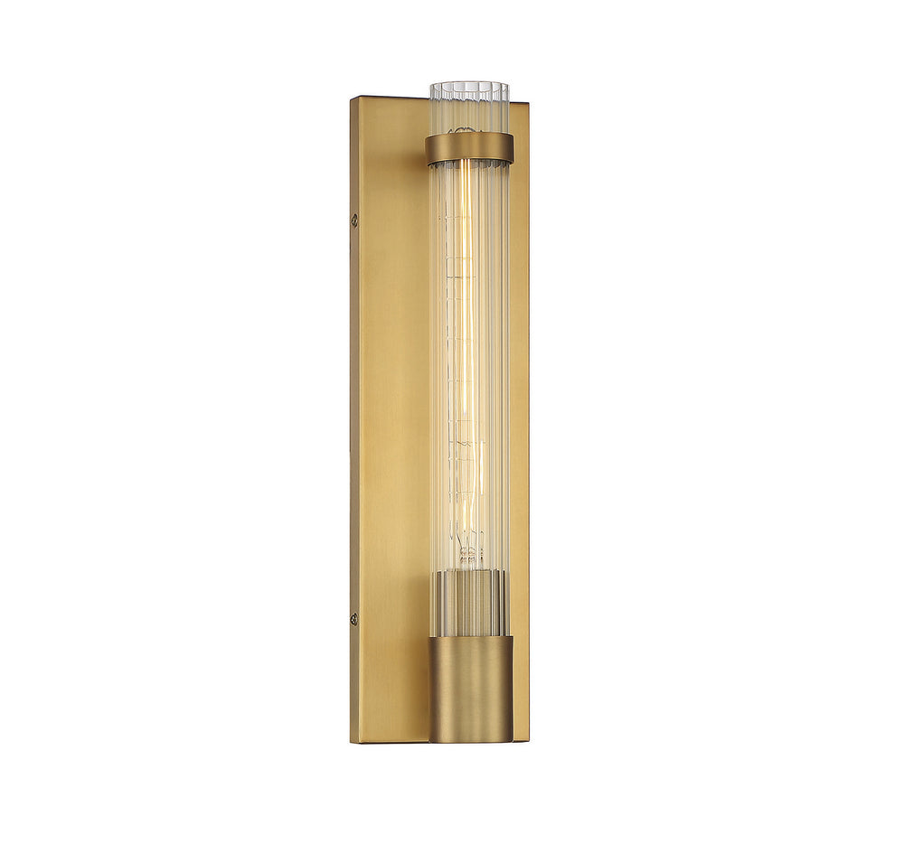 Savoy House Canada - One Light Wall Sconce - Willmar - Warm Brass- Union Lighting Luminaires Decor